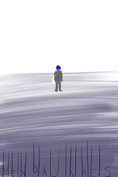 Mein blau in weiss (meu azul no branco)