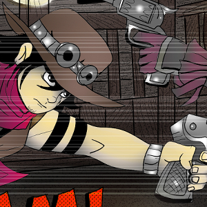 ZERO-FALLEN KNIGHT GUN FIGHT PINUP