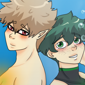 New BkDk Fancomic Mermaid AU themed~!