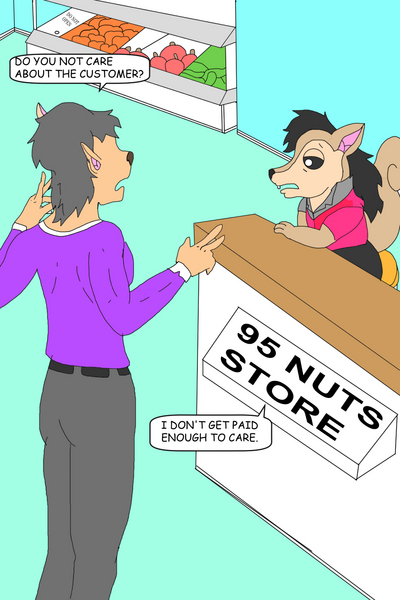 Overstressed squirrel