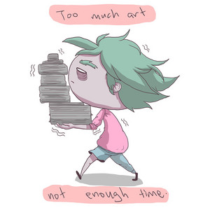 Too much art.