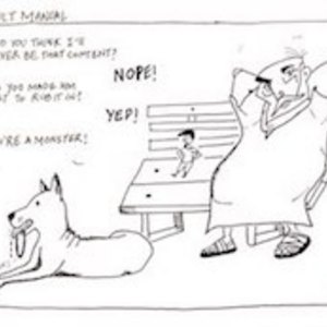 Toby was made to rub it in 