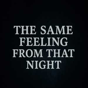 THE SAME FEELING FROM THAT NIGHT