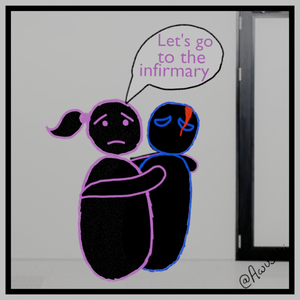 Let's go to infirmary 