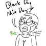 Black Dog Mix Dog