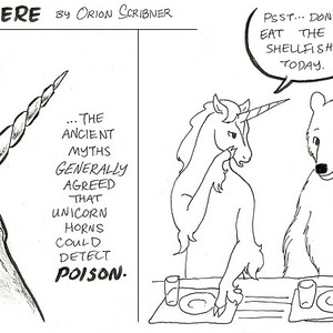 Unicorn horns detect poison