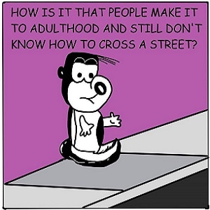 The Perils of Crossing a Street