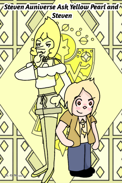 Yellow Steven Au universe Ask YP and Steven