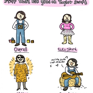 Stuff that look good on Taylor Swift