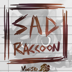 Sad Raccoon Sketchbook