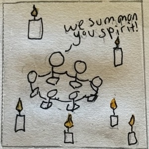 Comictober Day 5 - Seance