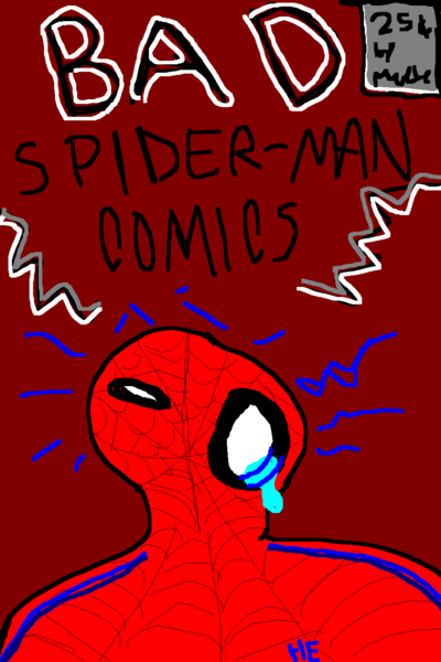 MS Paint Spider Man