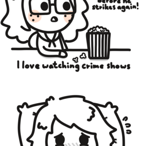 Watching crime shows