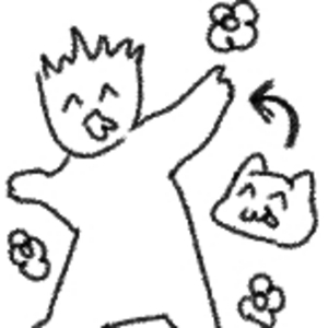 the word gullible is written on the ceiling oho