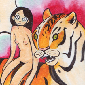 tiger and girl