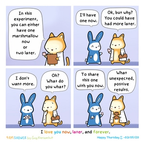 Now or later.