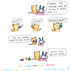 All better.