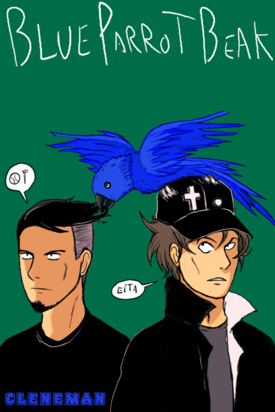 Blue Parrot Beak
