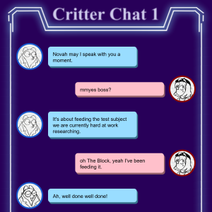 1.4 - The Block: Critter Chat
