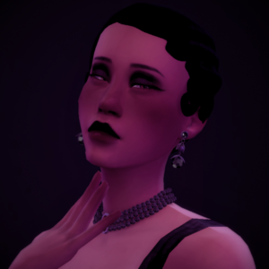 Diamond Encrusted Black Licorice (Faye)