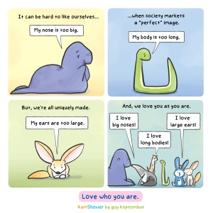 Love who you are.