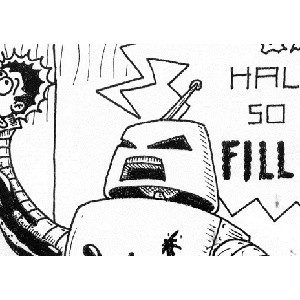 "He is... Negator!" starring Negator, The Negative Robot