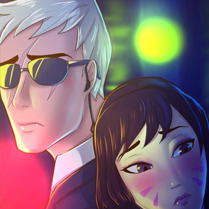 "Safe" Dva x Soldier 76 cover