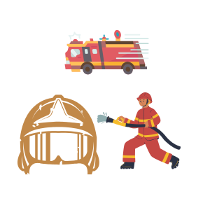 Des pompiers volontaires