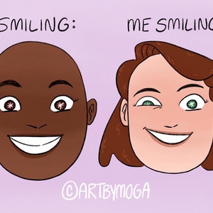 Smiling