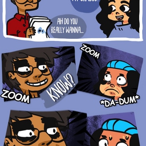 When life gets too intense, it becomes a drama scene: