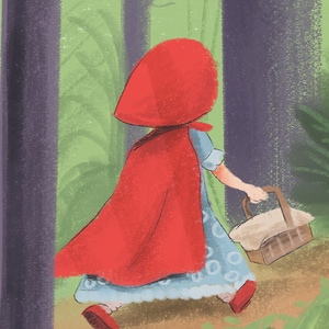 Fake red riding hood