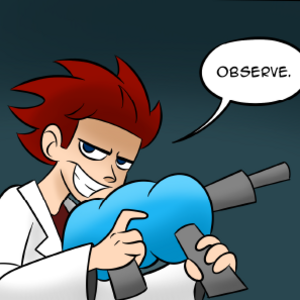 Testando uma arma!