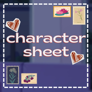 Lead Character Sheets