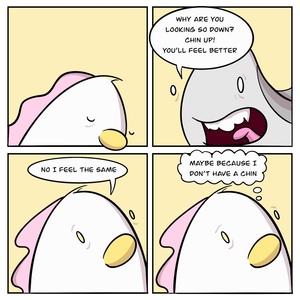 Not by the hair of my chinny chin CHIN