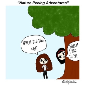 Nature Peeing Adventures