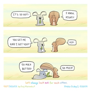 A helping hand (or tail)