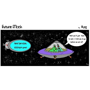 No travel services in space