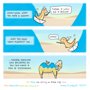 smooth sailing.