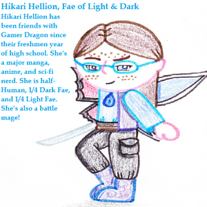 Page 5: Character Profile Hikari