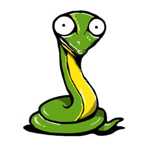 the Green Vine Snake's Skin
