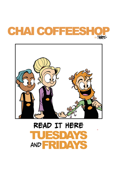 Chai Coffeeshop Comic Strip