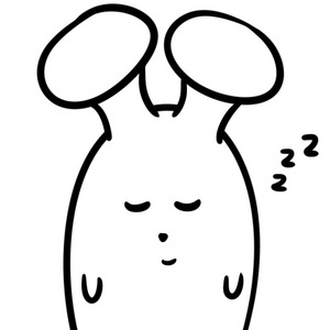 Scribbles - Bunny Sleep