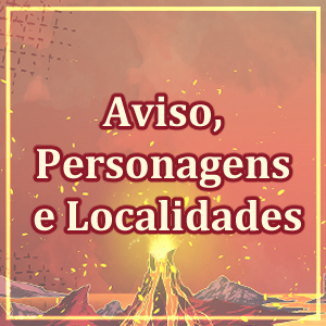 Avisos, Personagens e Localidades