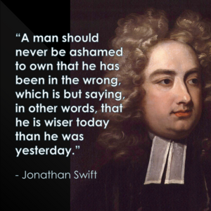 Ashamed - Jonathan Swift
