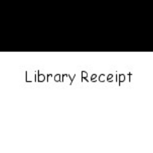 Library Receipt