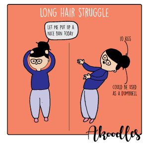 long thick hair struggles!