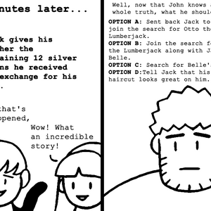 Jack tells his father everything that happened since he left home