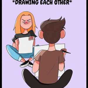 Drawing each other