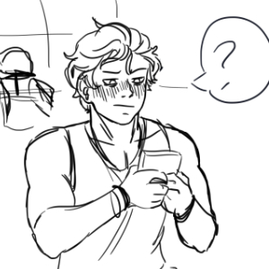 Texting at the gym