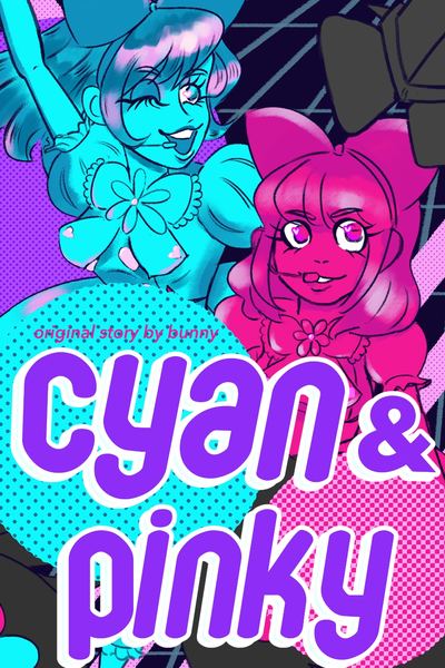 Cyan &amp; Pinky